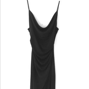 Black cocktail dress